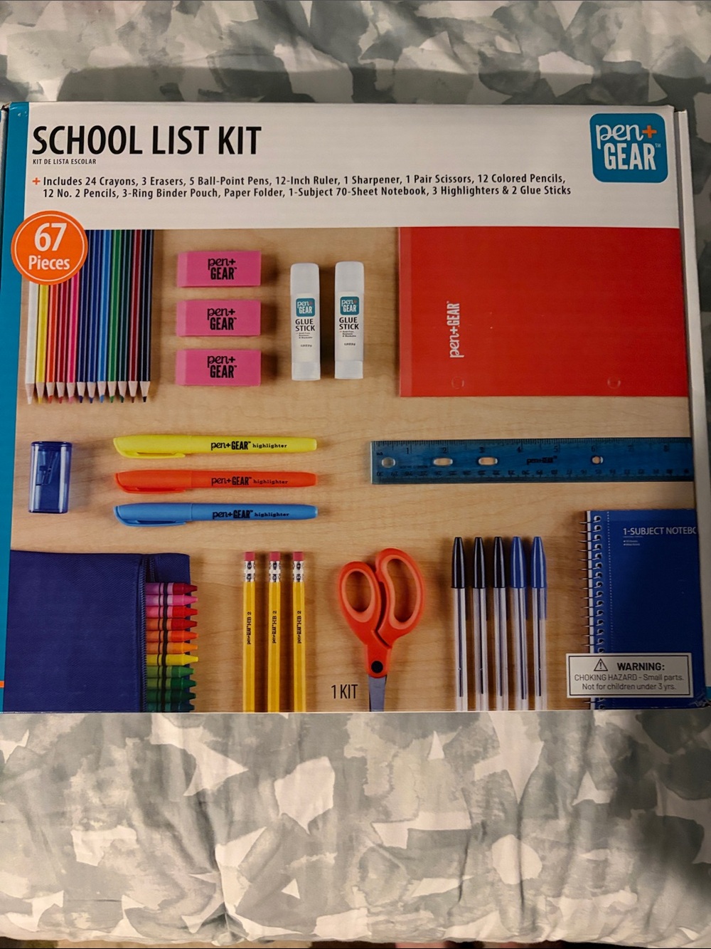 Kids School List Kit - Multicolor
